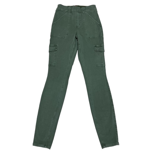 SPANX Stretch Twill Ankle Cargo Pant in Soft Sage M - Picture 6 of 14